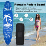 NNECW 305 x 76 x 16cm Inflatable Stand Up Long Surf Paddle Board