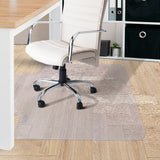 NNEIDS Chair Mat Carpet Hard Floor Protectors PVC Home Office Room Computer Work Mats No Pin