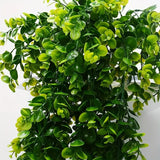 NNETM "Set of 2 Premium UV Resistant Eucalyptus Leaf Arrangements - Lifelike Artificial Flowers