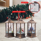 NNETM Set of 3 Christmas Lantern Lights - Santa Claus, Snowman, Reindeer Decorations