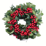 NNETM 2Pcs Red Berry Christmas Garland