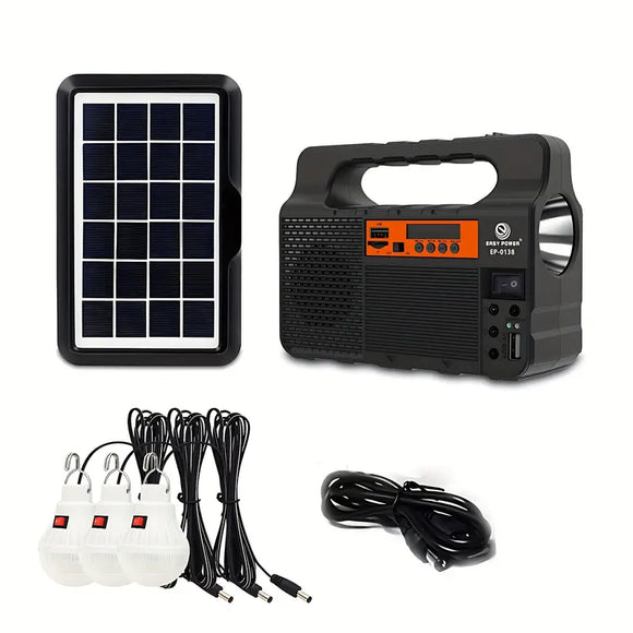 NNETM Portable Solar Searchlight: Outdoor Camping LED Light with Energy Storage