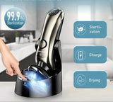 NNETM Advanced Electric Shaver for Men with Clean Charge Station