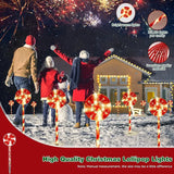 NNETM Luminous Lollipops: Festive Christmas Garden Lights Set
