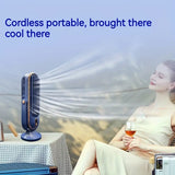 NNETM Large Battery Dual Motor Portable Air Conditioner & Cooler - Blue