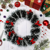 NNETM Sparkling Christmas Tinsel Garland - 179.83 cm | Festive Metallic Twist Decoration