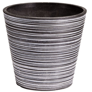 NNEDSZ and White Engraved Pot 17cm