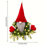 NNETM Whimsical Artificial Maple Gnome Door Hanging Decoration