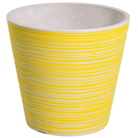 NNEDSZ and White Engraved Pot 17cm