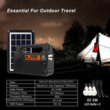 NNETM Portable Solar Searchlight: Outdoor Camping LED Light with Energy Storage