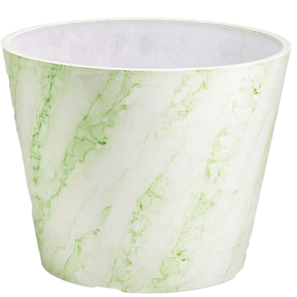 NNEDSZ & White Imitation Marble Pot 25cm