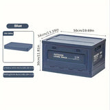 NNETM Foldable Garden Camping Car Trunk Storage Box - Blue