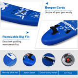 NNECW 335 x 76 x 16cm Inflatable Stand Up Long Surf Paddle Board