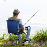 NNECW Portable Outdoor Chair with Cup Holder