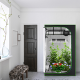 NNECW 122cm x 122cm x 203cm Reflective Grow Plant Growth Tent for Indoor Plant