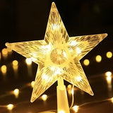 NNETM Sparkling 140LED Christmas Star Hanging Tree String Lights