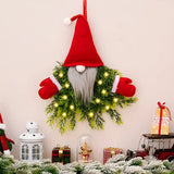 NNETM Whimsical Artificial Maple Gnome Door Hanging Decoration
