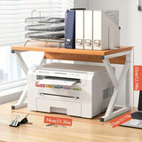 NNETM K-Type Desktop Printer Storage Rack - Multi-Layer Floor-to-Floor Cabinet