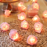 NNETM Romantic LED Rose String Lights