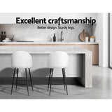 NNEDSZ Bar Stools Kitchen Dining Chair Stool White Chairs Sherpa Boucle