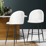 NNEDSZ Bar Stools Kitchen Dining Chair Stool White Chairs Sherpa Boucle