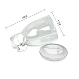 NNEDPE Double Cereal Dispenser Dry Food Storage Container White