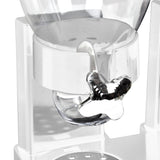 NNEDPE Double Cereal Dispenser Dry Food Storage Container White