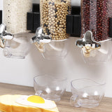 NNEDPE Wall Mounted Triple Cereal Dispenser