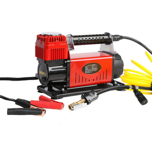 NNEDSZ 12V Portable Air Compressor - Red