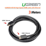 NNEDSZ Full Copper High Speed HDMI Cable with Ethernet 3M (10108)