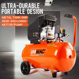 NNEMB Portable Electric Air Compressor 50L 3HP Direct Drive-ACM-500