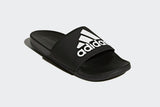NNEKG Mens Adilette Comfort Slides (Black Black White Size 8 US)