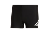 NNEKG Mens Fit Box Swim Shorts (Black White Size L)