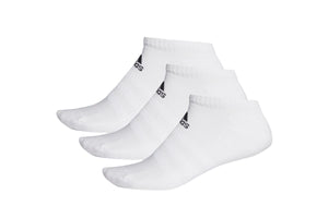 NNEKG Unisex Cushion Low Socks 3 Pack (White White White Size L)