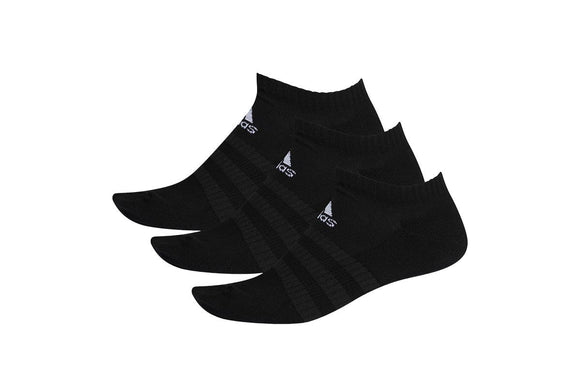 NNEKG Unisex Cushion Low Socks 3 Pack (Black Black Black Size L)