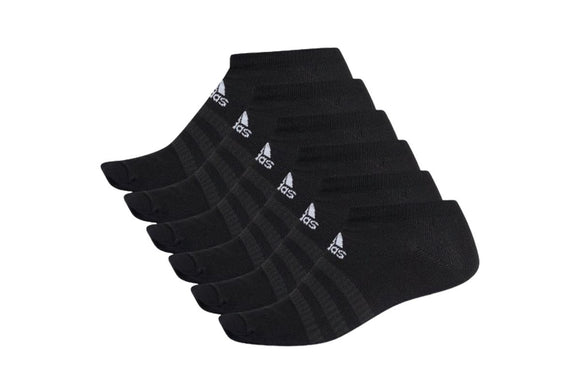 NNEKG Unisex Light Low Socks 6 Pack (Black Black Black Black Size S)