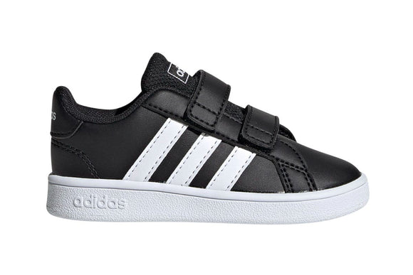 NNEKG Boys Grand Court Infant Shoes (Core Black White White Size 6.5 US)