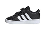 NNEKG Boys Grand Court Infant Shoes (Core Black White White Size 7.5 US)