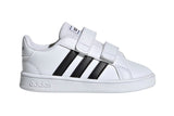 NNEKG Boys Grand Court Infant Shoes (White Core Black White Size 7.5 US)