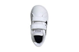 NNEKG Boys Grand Court Infant Shoes (White Core Black White Size 6.5 US)