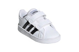 NNEKG Boys Grand Court Infant Shoes (White Core Black White Size 4.5 US)