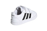 NNEKG Boys Grand Court Infant Shoes (White Core Black White Size 6.5 US)