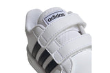 NNEKG Boys Grand Court Infant Shoes (White Core Black White Size 7.5 US)