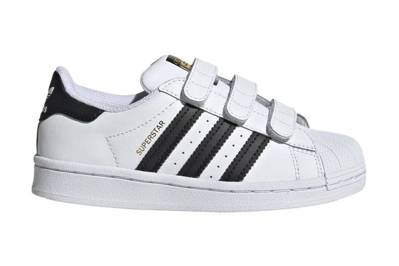 NNEKG Kids Superstar Casual Shoes (Cloud White Core Black Cloud White Size 2 US)