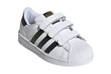NNEKG Kids Superstar Casual Shoes (Cloud White Core Black Cloud White Size 3 US)