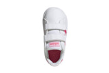 NNEKG Girls Grand Court Shoes (White Real Pink White Size 7.5 US)
