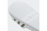 NNEKG Unisex Adilette Aqua Slides (White Black White Size 9 US)