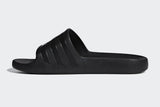 NNEKG Unisex Adilette Aqua Slides (Black Black Black Size 7 US)