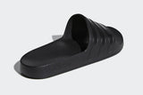 NNEKG Unisex Adilette Aqua Slides (Black Black Black Size 7 US)