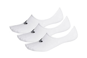 NNEKG Unisex Low Cut Socks 3 Pack (White Size M)